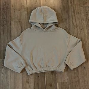 Zara cropped sweatshirt